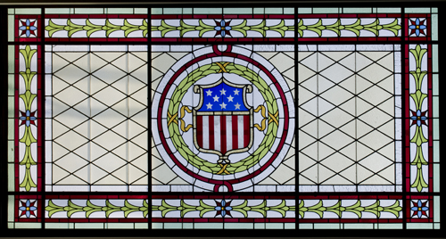 Stained Glass from Court of Appeals Building in San Francisco