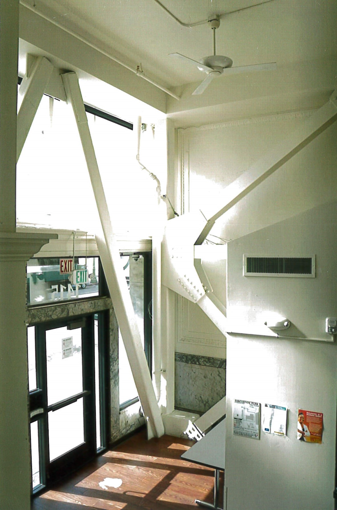After Hotel Harrison Entrance, interior view