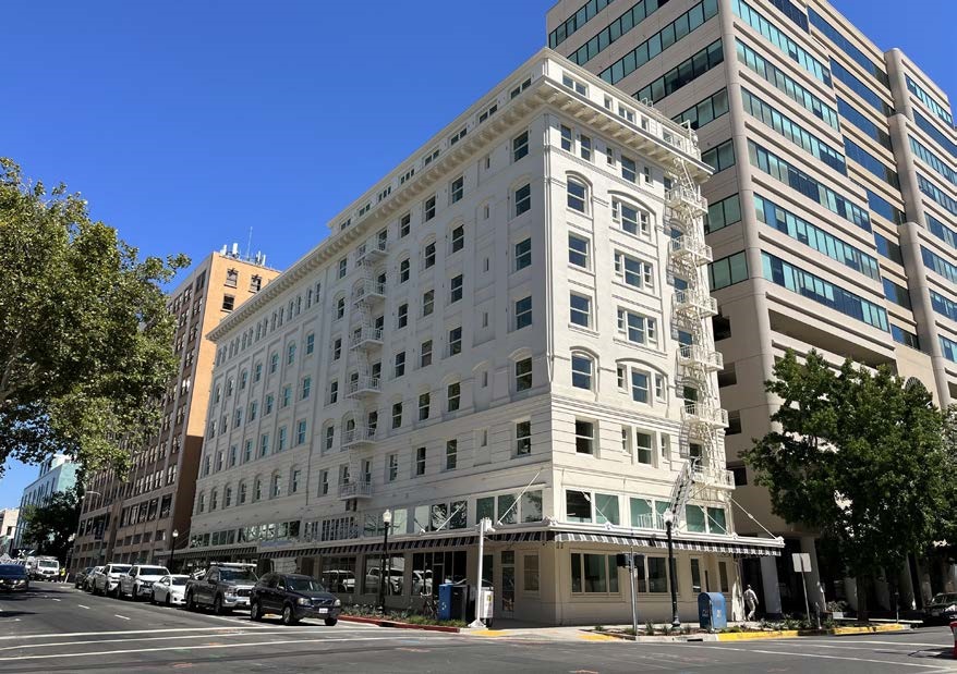 Capitol Park Hotel in Sacramento following rehabilitation