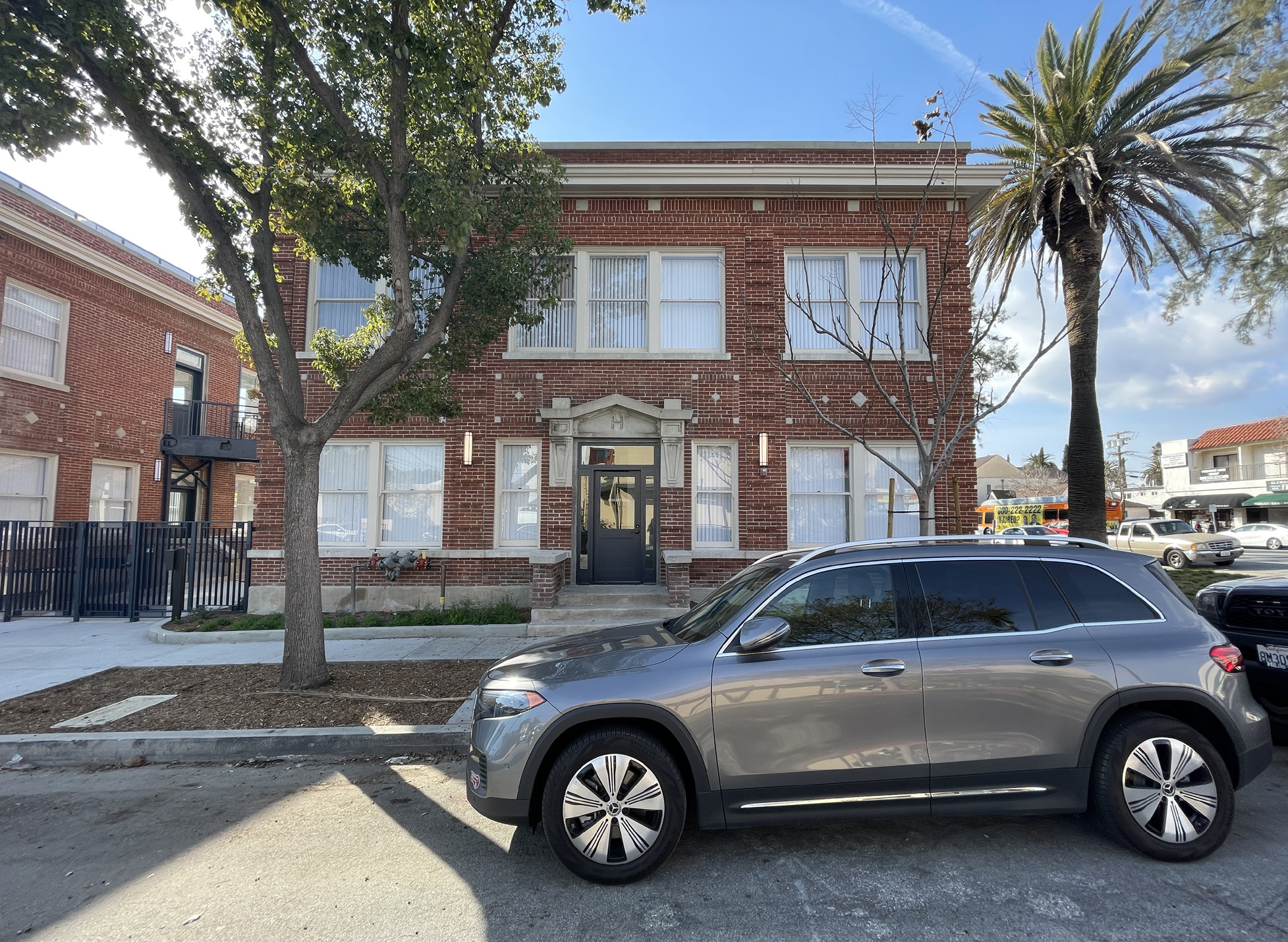 Rehabilitated East facade