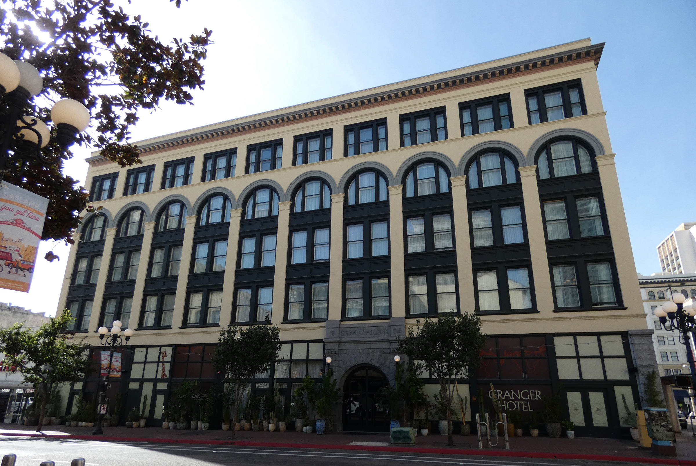 Rehabilitated east elevation